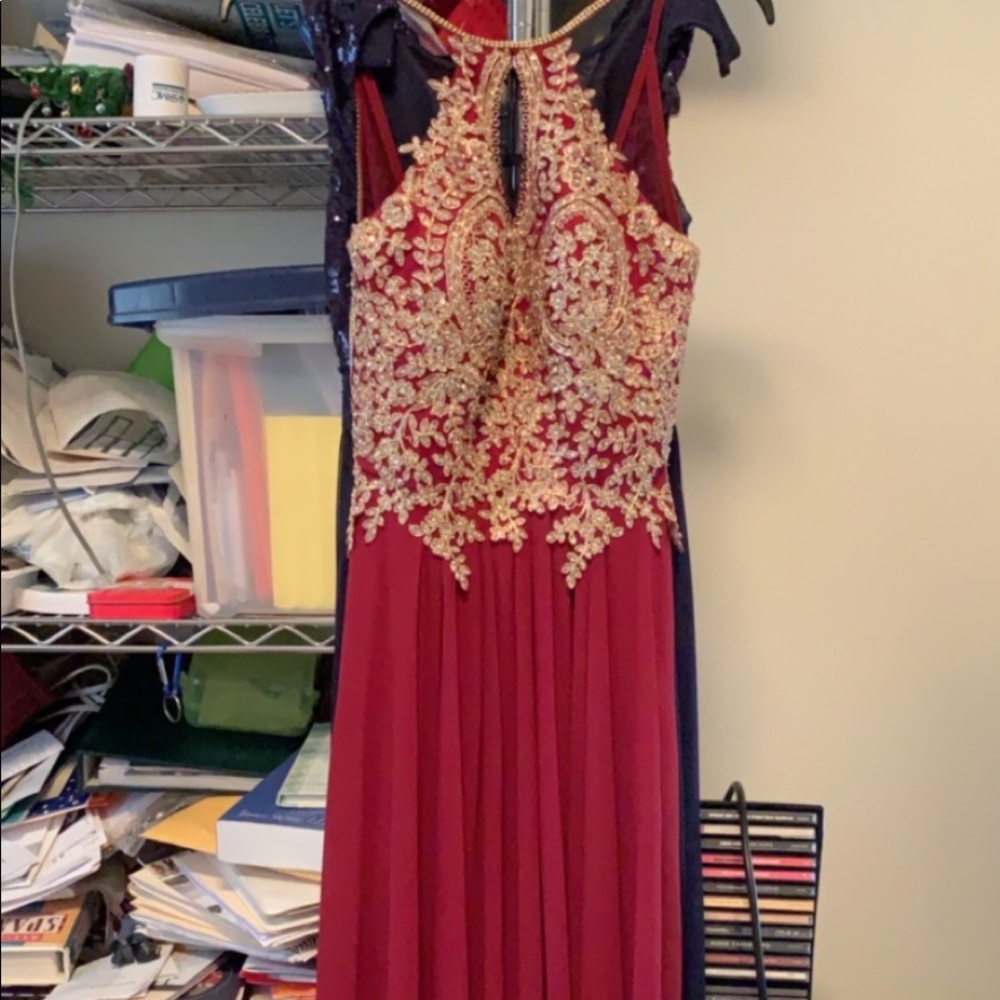Long Red Prom Dress